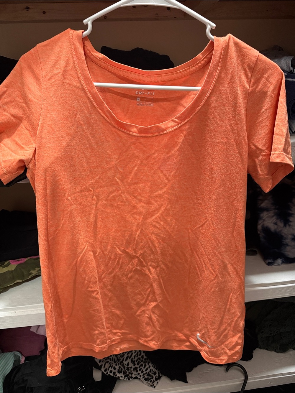 Nike Women's Short-Sleeve Dri-FIT Tee in Bright Orange